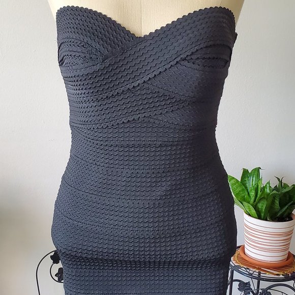 Black Bandage dress By Lilly Ghalichi Want my Look. - Picture 2 of 6